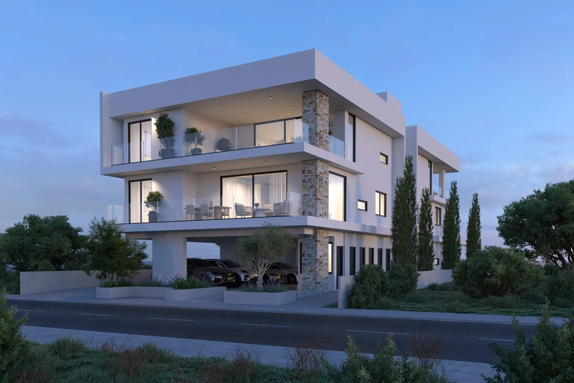 Saint Nicholas 4, completed luxury apartments in Oroklini, Cyprus